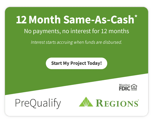 Regions Bank 12 Months Same-As-Cash financing